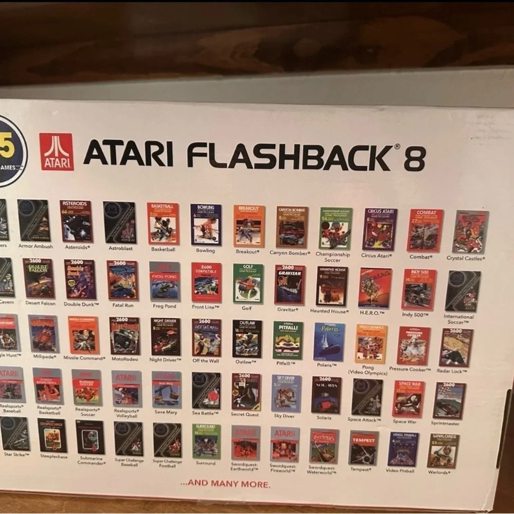 Atari Red Retro Gaming Console
